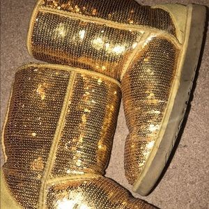 100 % Authentic Gold UGG Boots